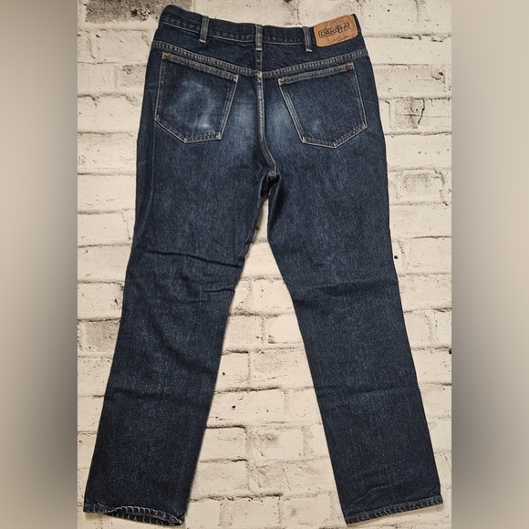 Dakota Dark Wash Straight Leg Jeans High Rise Classic Denim - 36x32 - Picture 5 of 11